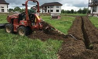 Копка траншей для водопровода в Евпатории: цена за метр от 940 руб.